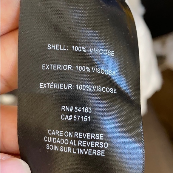 Dkny Women's swim Cover-up White L/XL - Picture 7 of 7